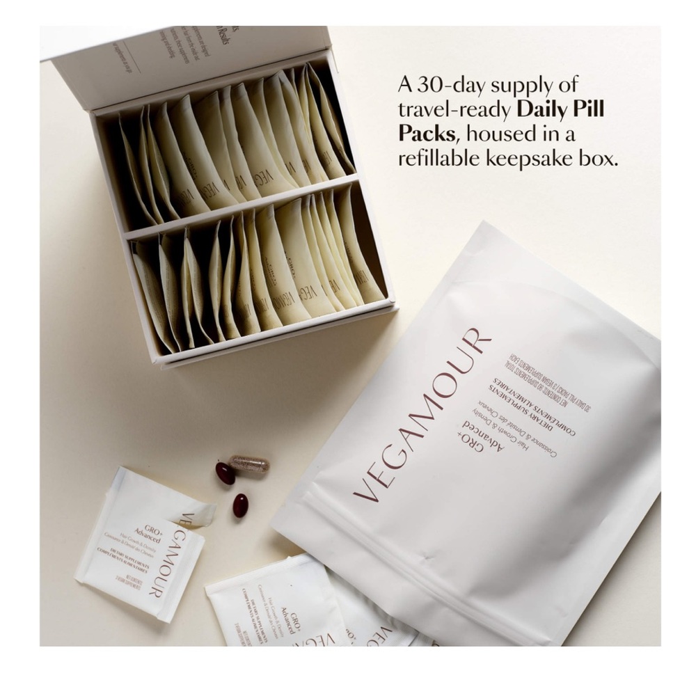 Vegamour GRO+ Advanced Growth & Density Supplements for Hair Thinning and Loss - Picture 6 of 7